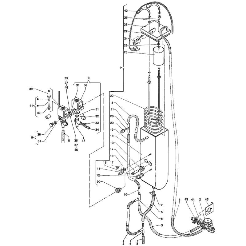 Circuit Hydraulique Instant Brio 250